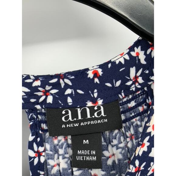 A NEW APPROACH Womens Floral Print High-Low Midi Dress SZ M - Picture 4 of 9